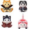 image:imageMegahouse  Naruto Shippuden  Nyaruto Ver Break Out Fourth Great Ninja War Mega Cat Project Complete Set with Gift