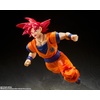 image:imageTAMASHII NATIONS  Dragon Ball Super  Super Saiyan God Son Goku Saiyan God Instilled with The Light of Righteous Hearts SHFiguarts Action Figure