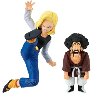 image:imageBanpresto  Dragon Ball Z  Android 18 amp Mr Satan vs Mighty Mask Match Makers Figure