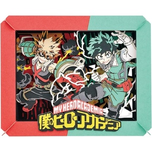 image:imageEnsky  My Hero Academia  Izuku Midoriya and Bakugo Katsuki Paper Theater Craft PT160