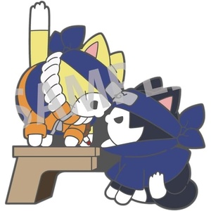 image:imageMegahouse  Naruto  Nyaruto Pins Collection  Naruto Uzumaki amp Sasuke Uchiha Mega Cat Project Collectible FigureNyaruto Pins Collection  Naruto Uzumaki  Sasuke Uchiha