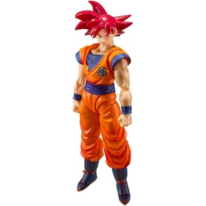 image:imageTAMASHII NATIONS  Dragon Ball Super  Super Saiyan God Son Goku Saiyan God Instilled with The Light of Righteous Hearts SHFiguarts Action Figure