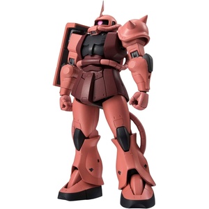 image:imageTAMASHII NATIONS  Mobile Suit Gundam  MS06S Zaku II Chars Custom Model Ver ANIME Bandai Spirits Robot Spirits Figure